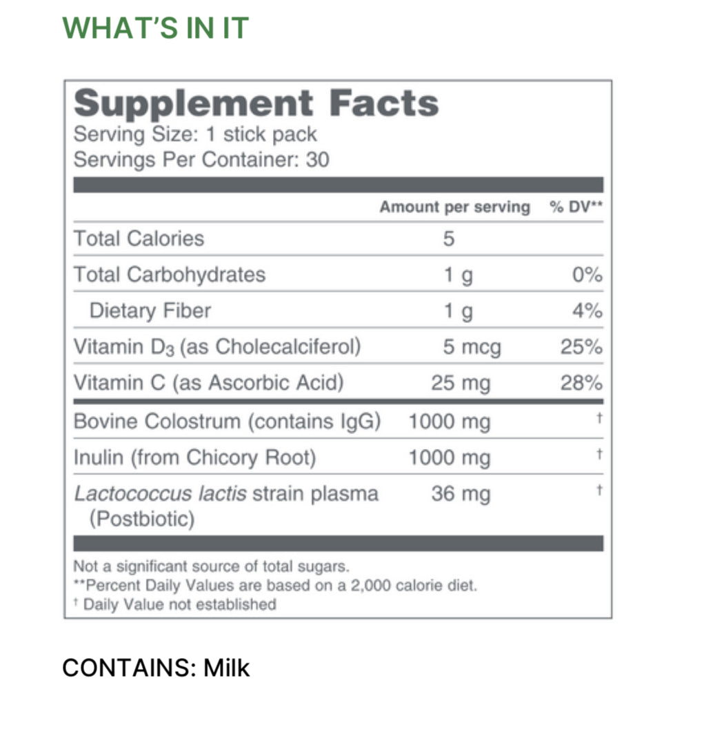 Colostrum Defense (Immune Support Supplement)