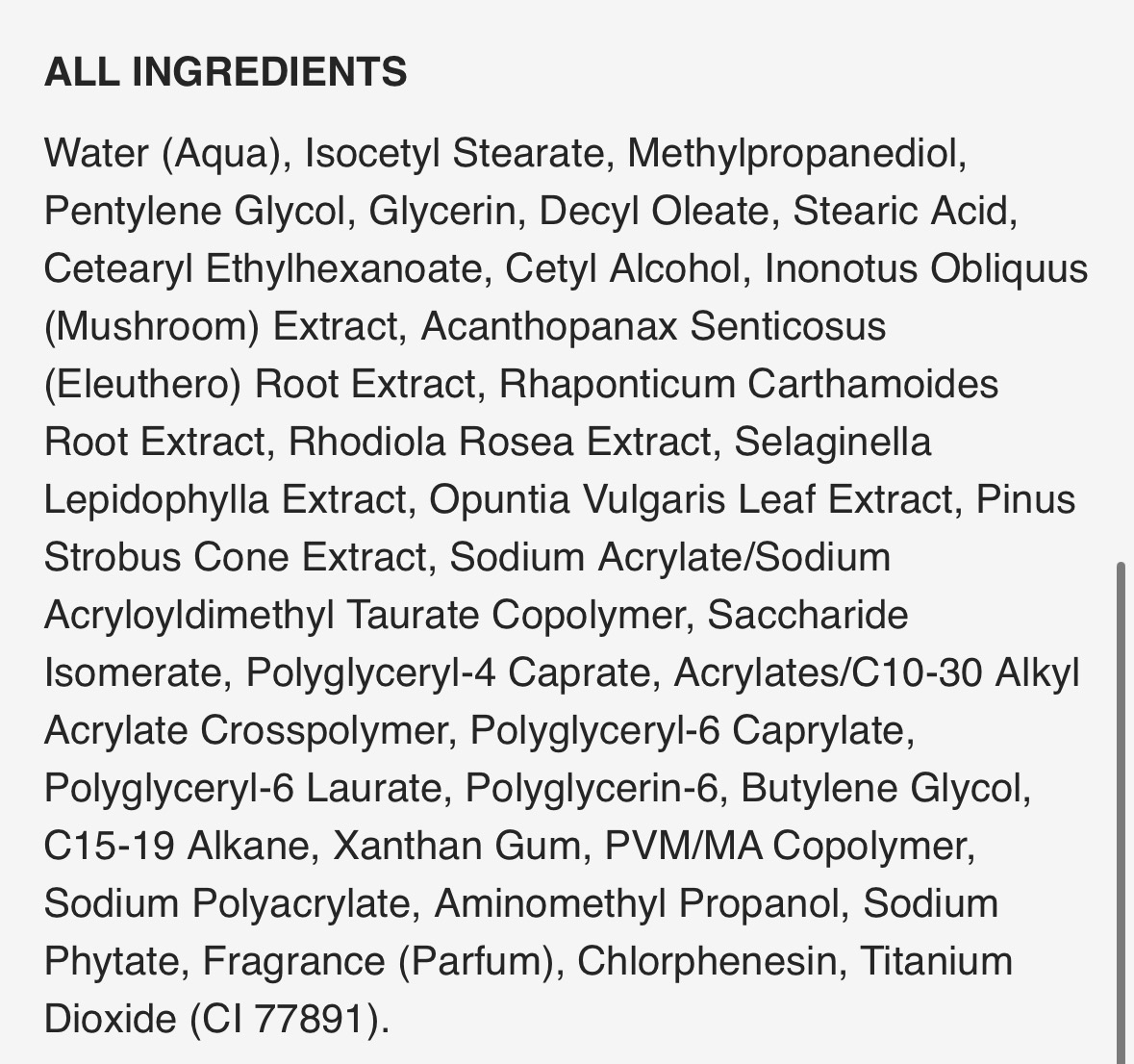 Creamy Hydrating Mask