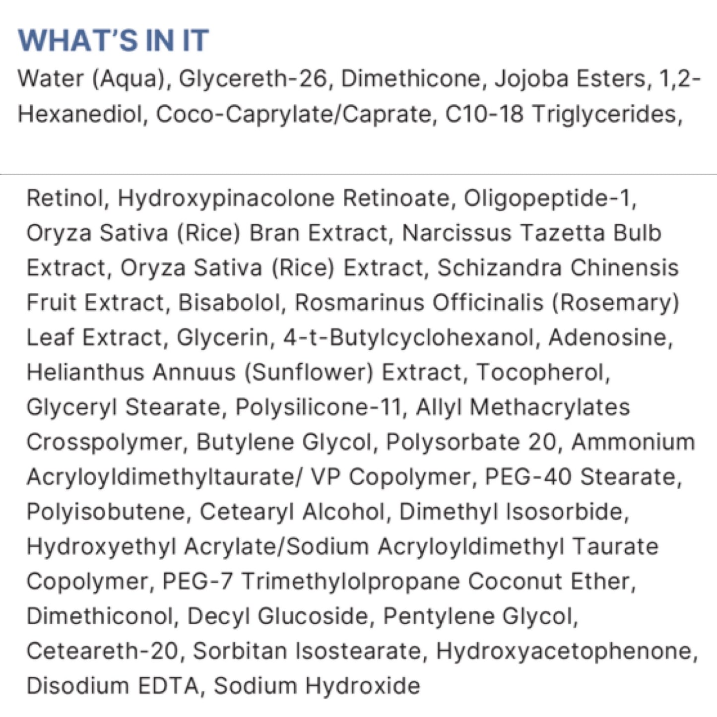 Peptide Retinol Cream