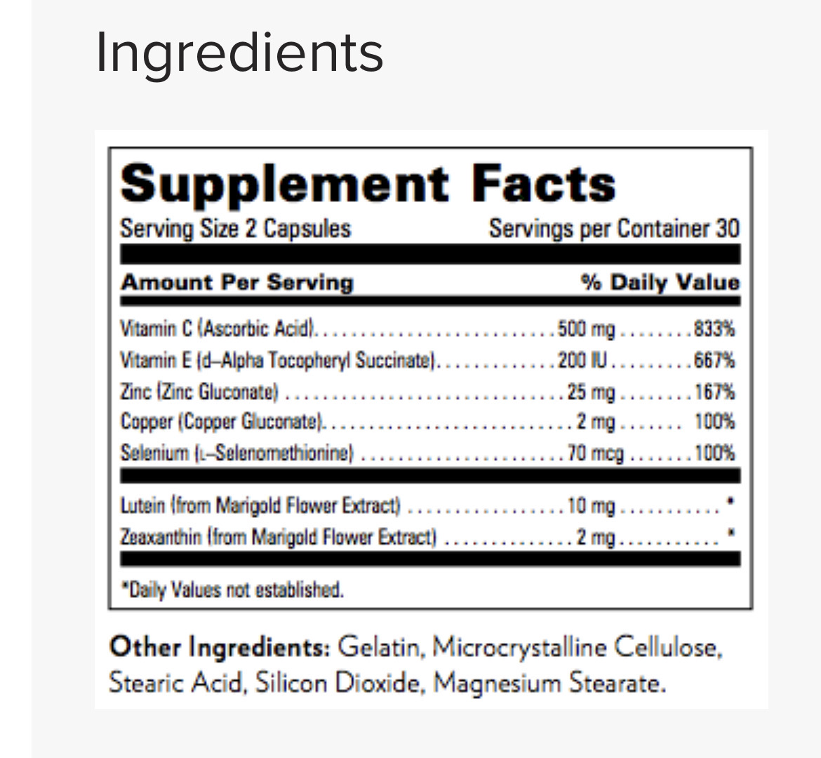 Eye Health Formula